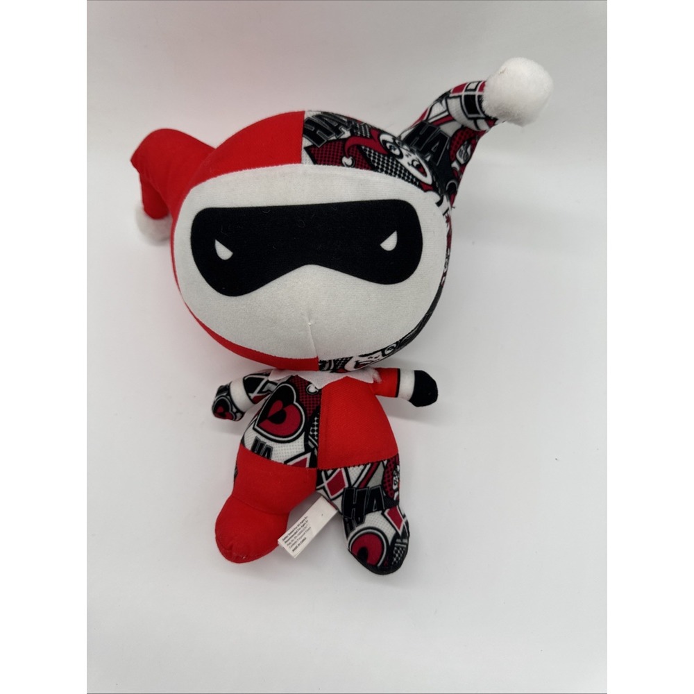 DC Justice League Harley Quinn 10" Big Head Plush Toy Factory 2022 Chibi